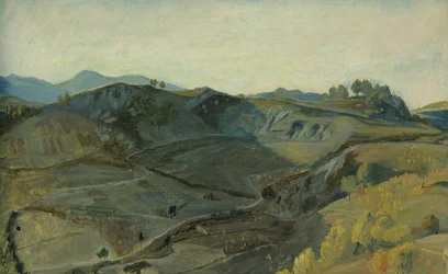 Een ruige vallei in Italië, c.1833-34